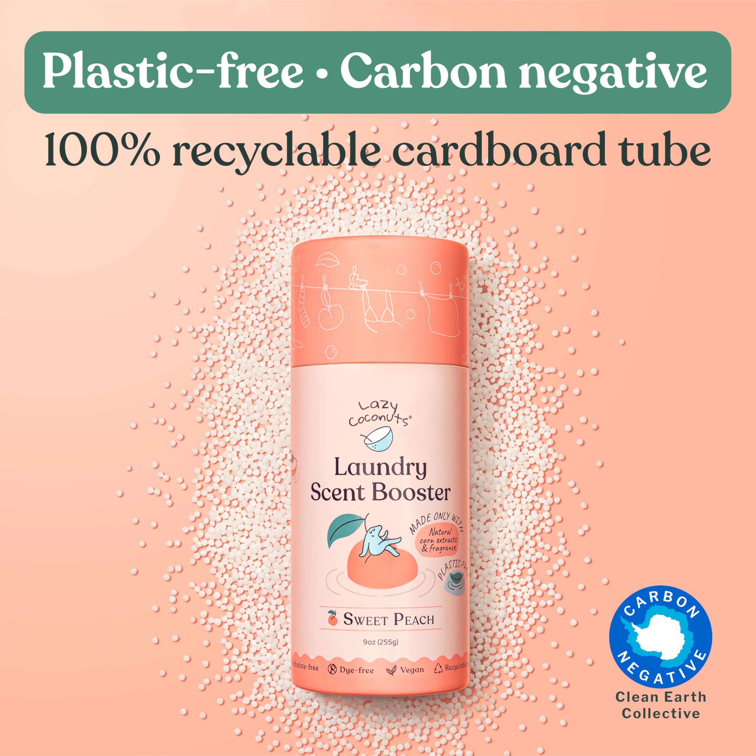 Amazon.com: Lazy Coconuts Sweet Peach Laundry Beads - Eco Friendly